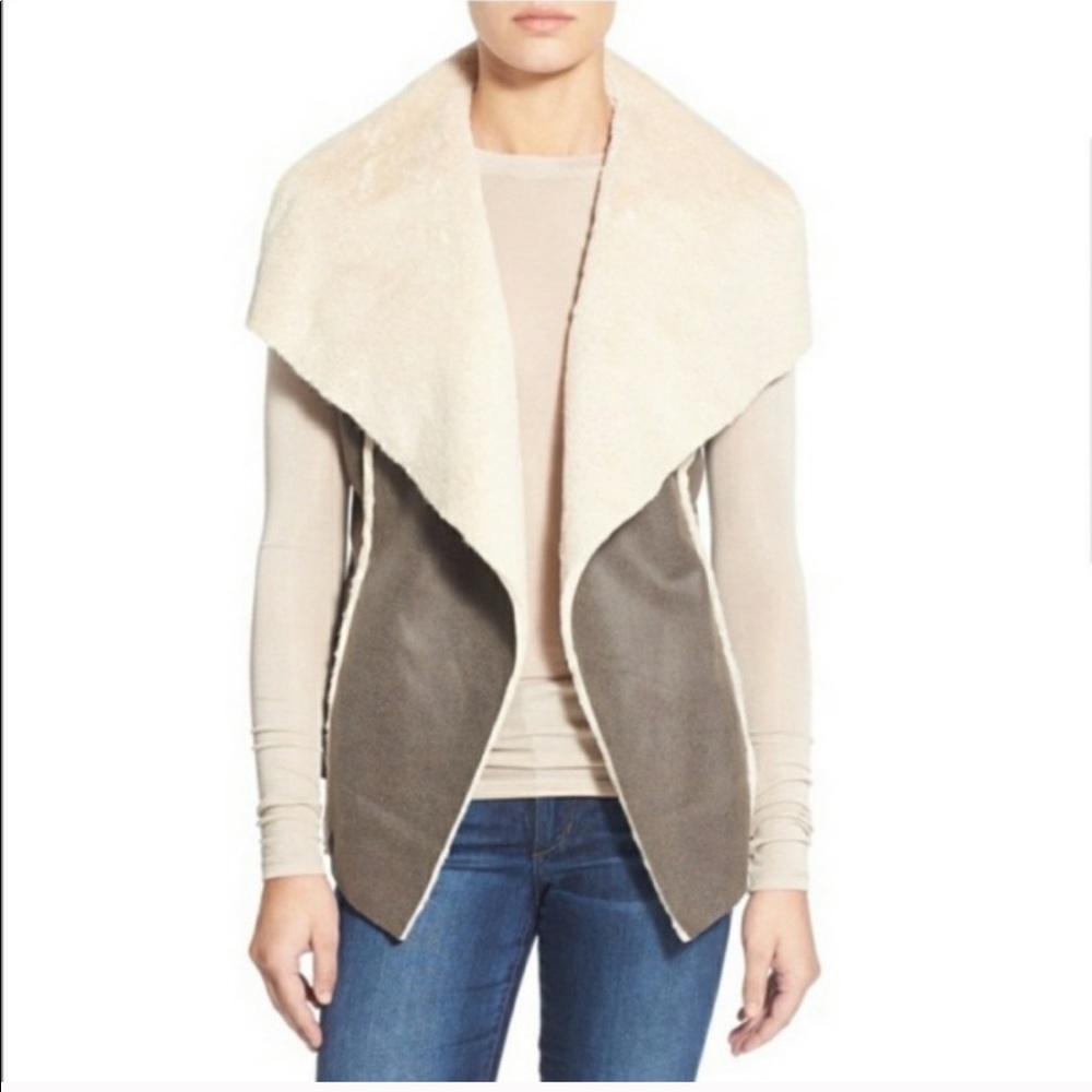 Suede fur vest - Picture 1 of 7